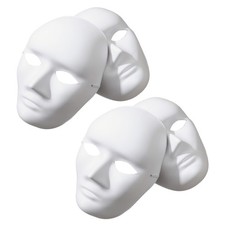  4 Pcs Blank Masks for