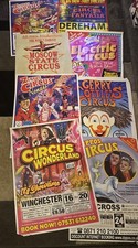 Lot of 8 Circus Posters