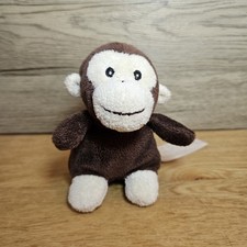 Primark Monkey Soft Toy Plush Early Days Comforter Soother Chimp Brown Ape 