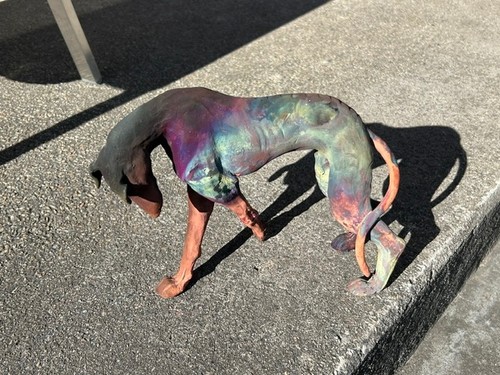 Stunning greyhound sculpture - stunning,