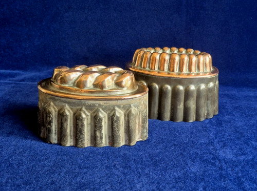Two antique tin and - , copper