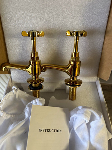 Gold polished crosshead - polished, basin