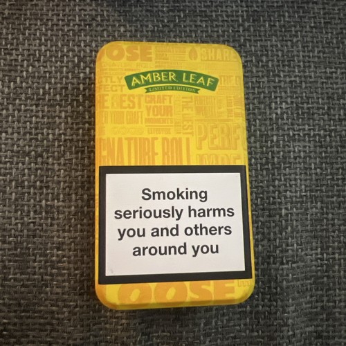 Amber leaf empty tobacco - empty, tin