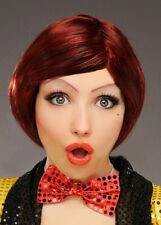 Rocky Horror Columbia Style Short Auburn Fancy Dress Musical Movie Showgirl Wig