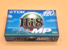 TDK 120 HI8 MP VIDEO 8 VHS  Blank VIDEO Cassette Tape (Sealed)  New!
