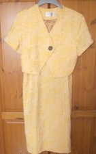 Mark Melia Designer Dress & Jacket Suit Size 10/12