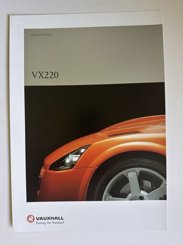 Vauxhall vx220 product - vx220,
