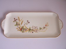 Vintage M&S Harvest 14" Oblong Serving Plate Sandwich Marks & Spencer Rectangle