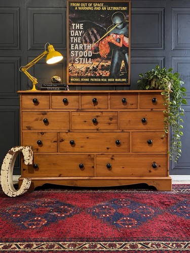 Vintage pine haberdashery - pine, /