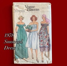 Vogue 9797 Smocked Dress Sew