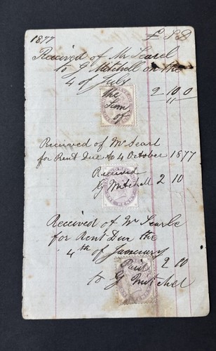 Old inland revenue stamps - inland,