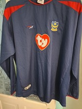 Rare long sleeved Portsmouth football shirt away kit 2003/2004 season