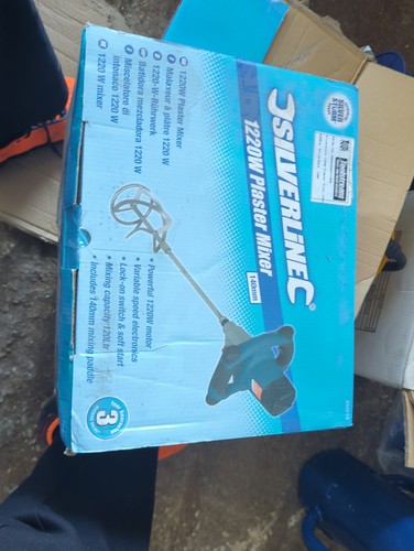 Silverline plaster mixer 1220w - silverline,