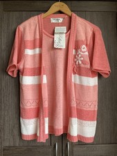 Reflect Knit Wear Peach &White