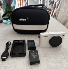 NIKON 1 J3 Digital Mirrorless Camera Body - White with Extras