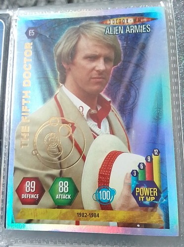 Who trading cards alien - who, cards,