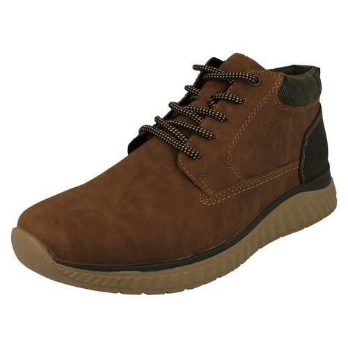 Mens rieker zip lace boots - rieker,