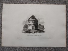 Dove House at Allington Castle, Kent - Antique Print - 1810