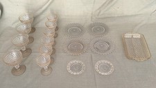 “17-Piece Vintage Hobnail