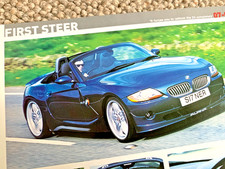 BMW ALPINA Z4 ROADSTER S - COLLECTIBLE FRAMEABLE CLASSIC CAR ROAD TEST REVIEW