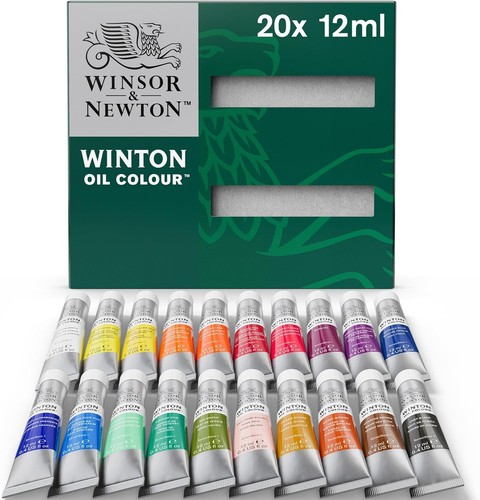Winton oil paint set - winton, vivid