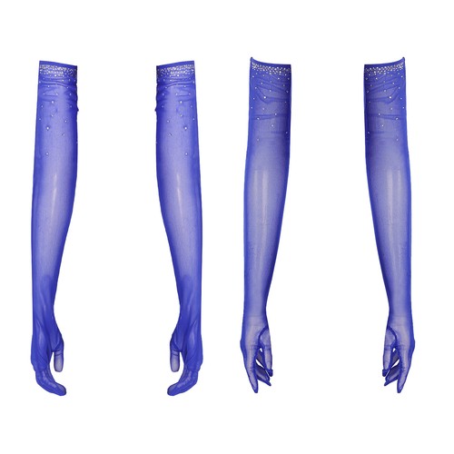 Womens glove sheer - sheer, costume
