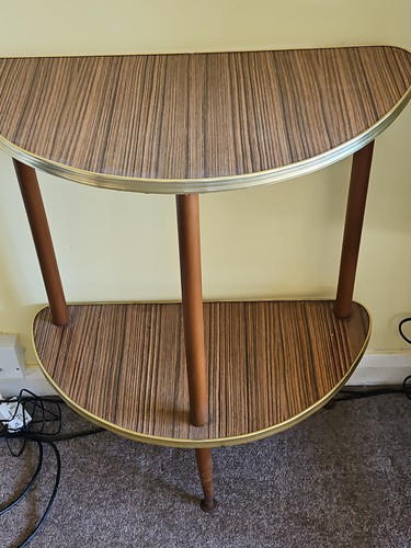 Vintage half moon - half-moon, two-tier
