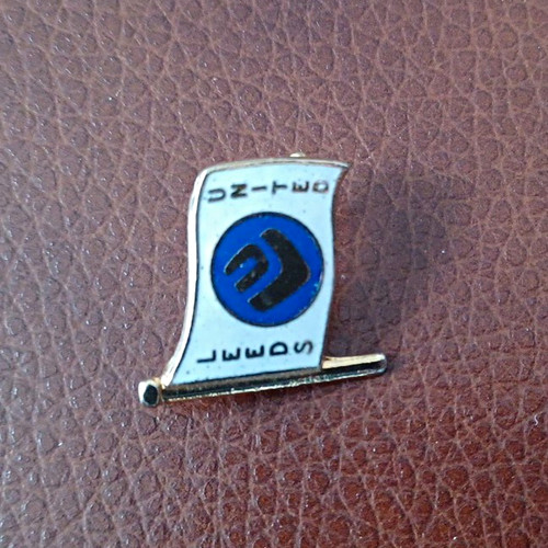 Leeds united enamel - united, flag