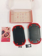 Lékué Microwave Grill with Box and Guide - Red Black Non-Stick Cooking