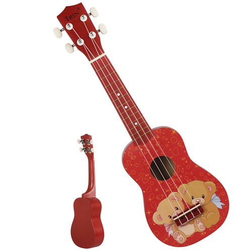 Wooden red inch ukulele for - wooden,