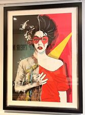 Fin Dac Sonyeo Nagel Redux Signed Only 1 of 2 Screen Print +COA Art Banksy Retna