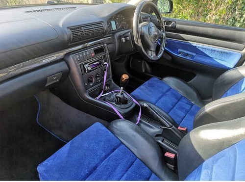 Audi blue alcantara - audi, a4