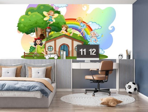 Fleece photo wallpaper mural