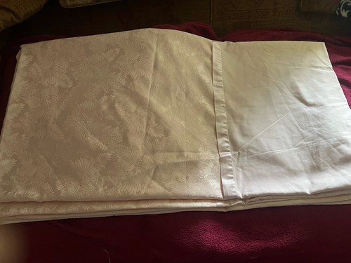 Pink king size jacquard duvet - pink,
