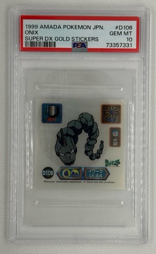 1999 amada pokemon jpn onix - pokemon,