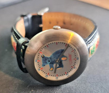 Vintage STEIFF Blue Teddy Bear Watch, Working