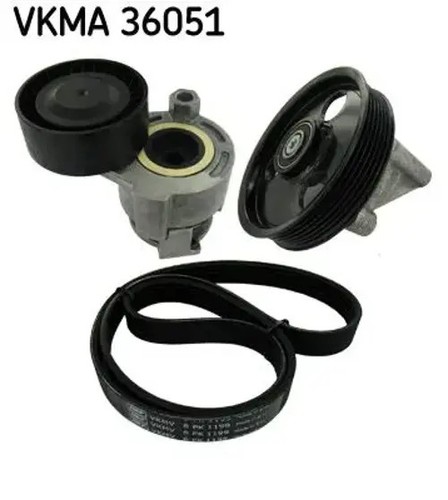 Multi ribbed belt kit - v-belt,