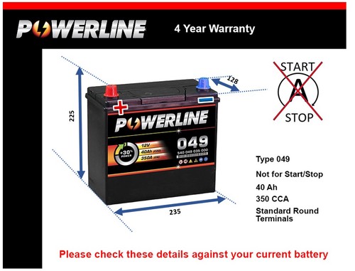 Battery fits midget mgb - battery,