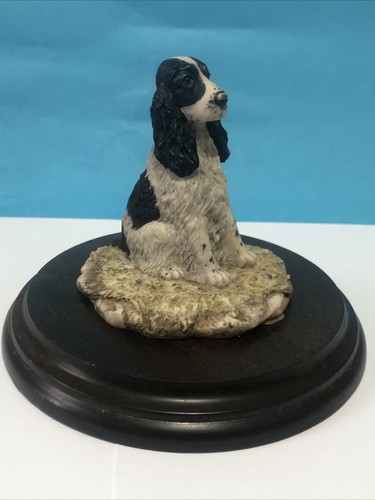 Black white spaniel - spaniel, base