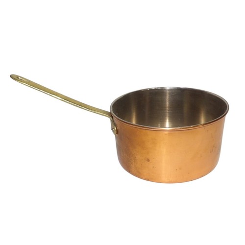 Vintage copper saucepan with - copper,