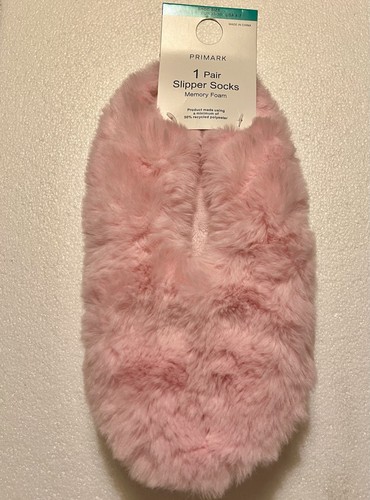 Primark pink slipper socks - pink, uk