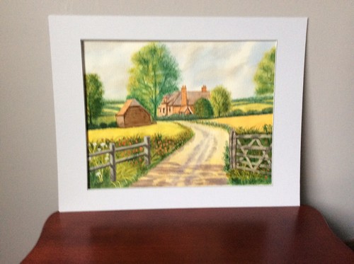 Path farmhouse print a4 - to,
