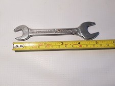 Nissan Motors Open-ended spanner, 12mm x 14mm. Used. Authentic Toolroll item. 