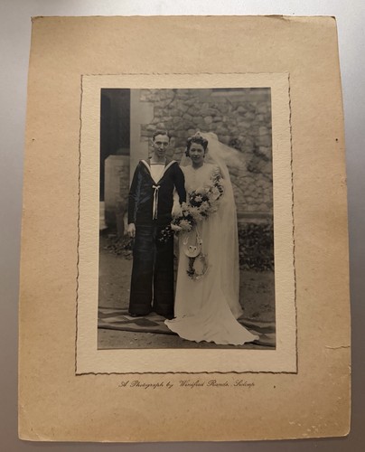Vintage wedding photo - vintage,