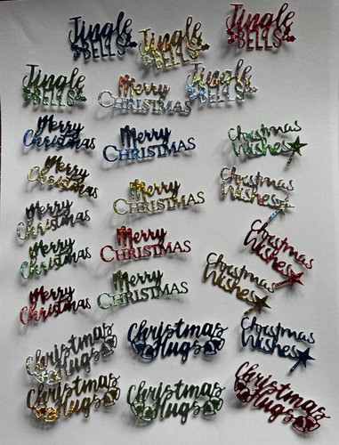 Xmas die cut - 25,