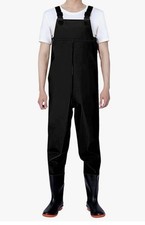 Mens Fishing Waders - Outdoor Chest Waterproof Boot Foot Overalls - Size 47
