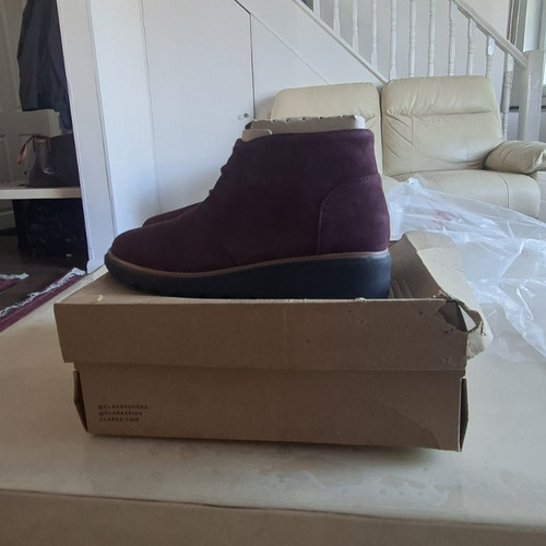 Clarks sharon hop purple - sharon,