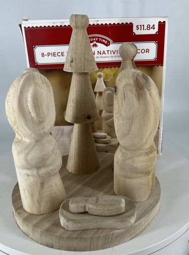 Holiday time piece wooden - holiday, 8-piece