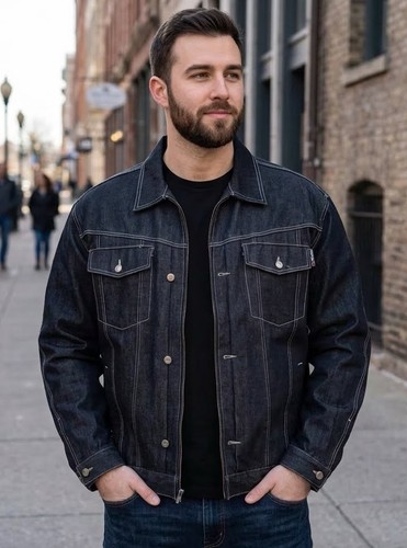 Vintage fubu black denim - vintage,