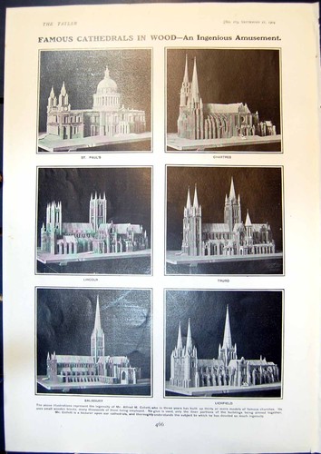 Old cathedrals wood pauls - wood,